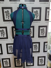 2 two piece skirt mesh overlay